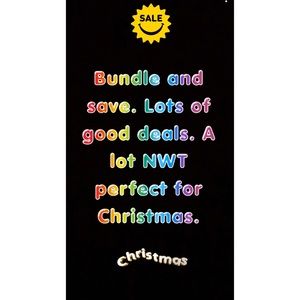 Christmas gift deals. Lots of NWT items!!